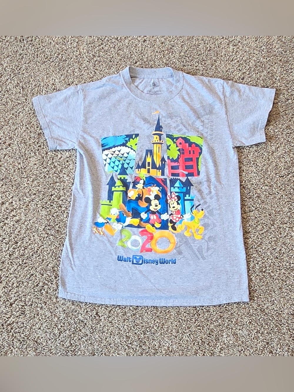 Women’s Size Small Disney T-Shirt Gray 2020